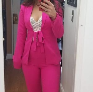 Pink Pant suit